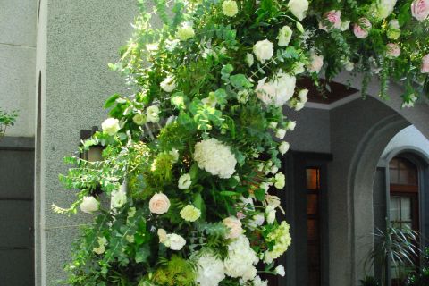 晴天花藝 | White and green in Zhongshan Guest House