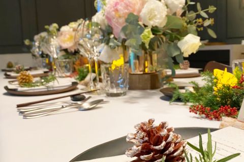 晴天花藝 | Brand VIP dining table setting
